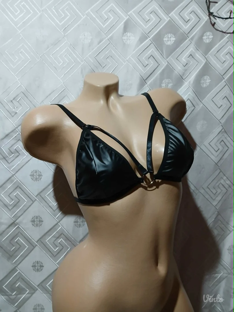Crni Fetish PVC Brus M