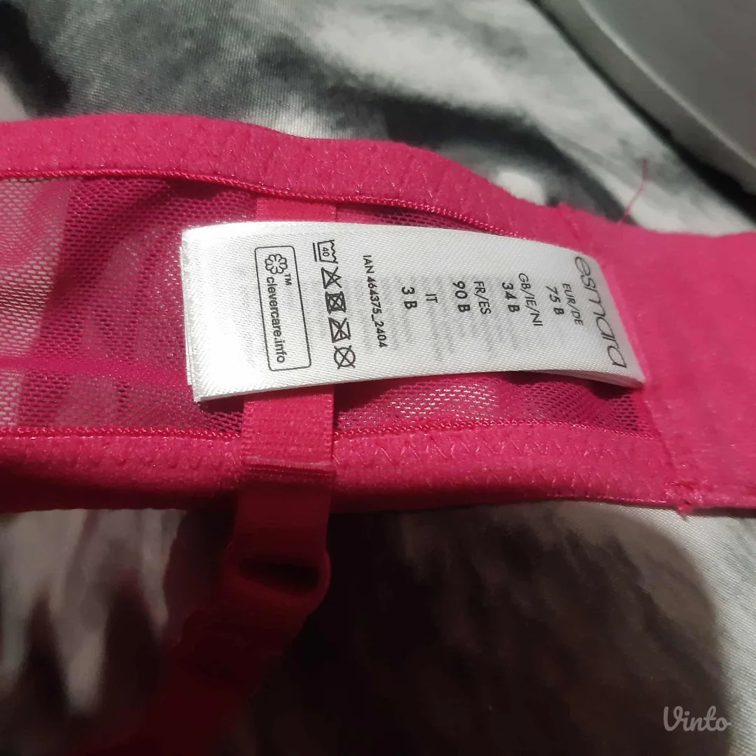 Roze Cipkasti brus 75B Novo sa ett.