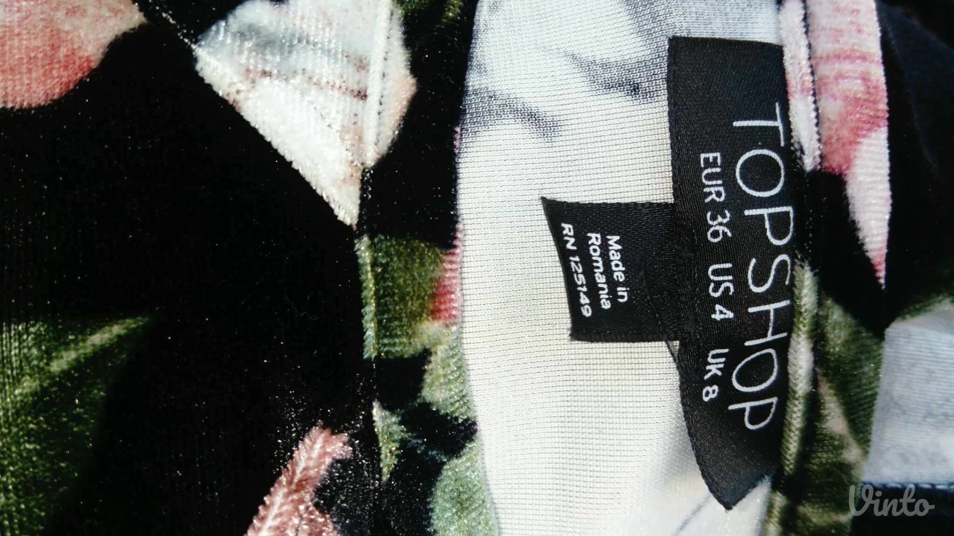 Plisana TopShop haljina S