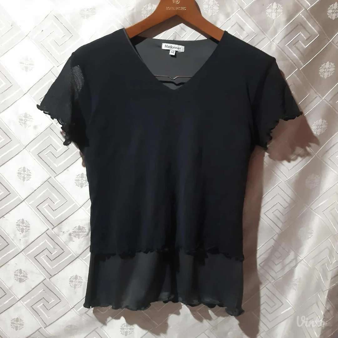 Y2K Crno/Siva majica M