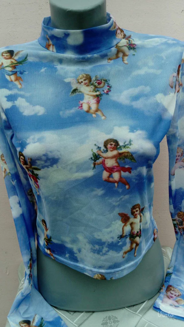 Angel Crop Top Bluza  M/L