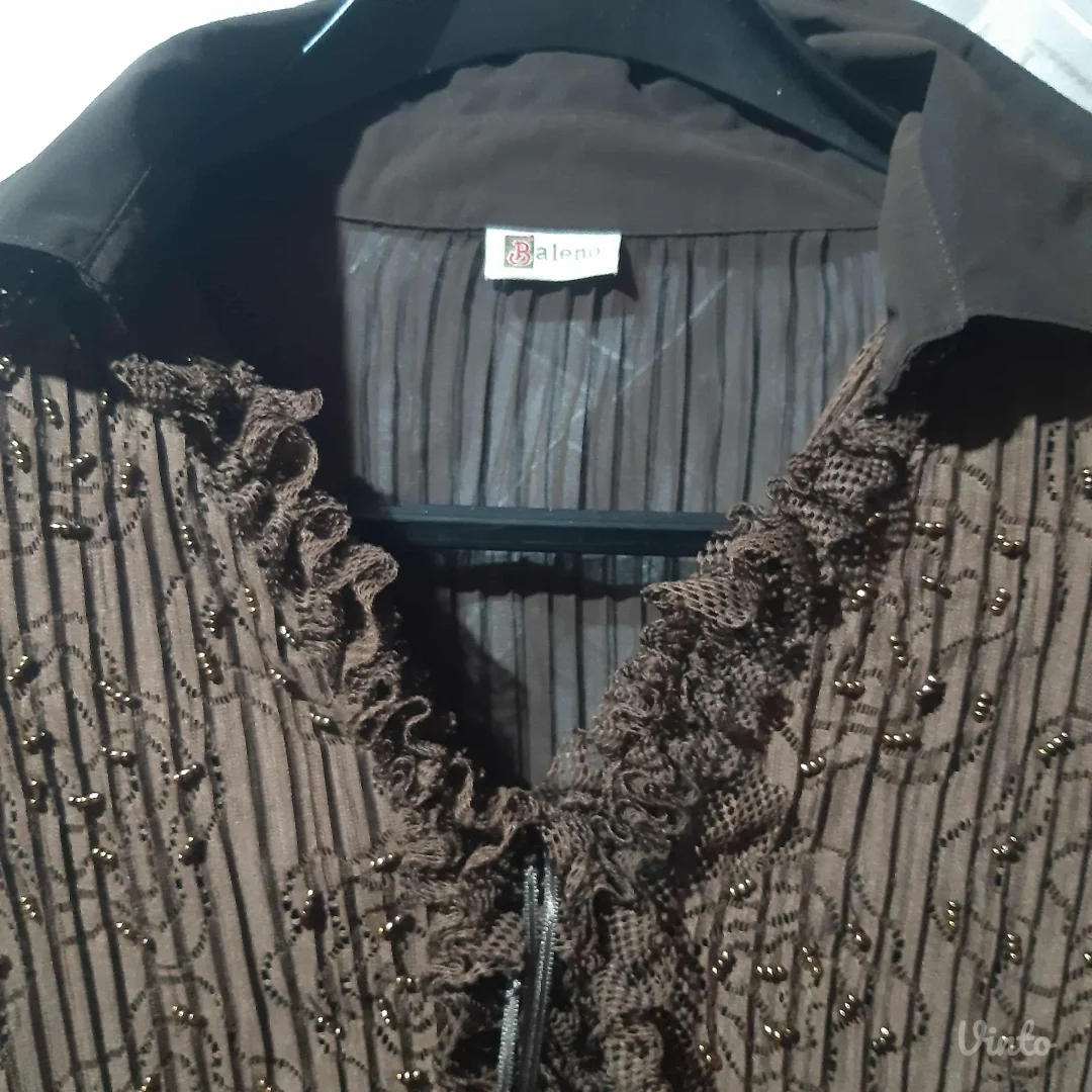 Braon Retro kosulja L/XL