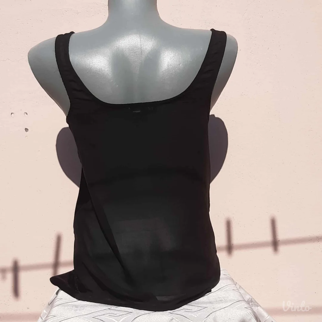 Bershka plis/til tunika sa skull printom XS/S