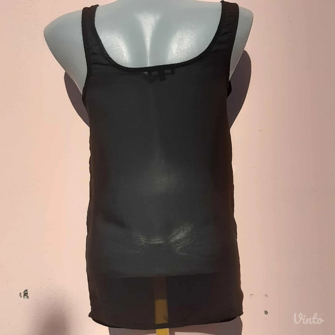 Bershka plis/til tunika sa skull printom XS/S