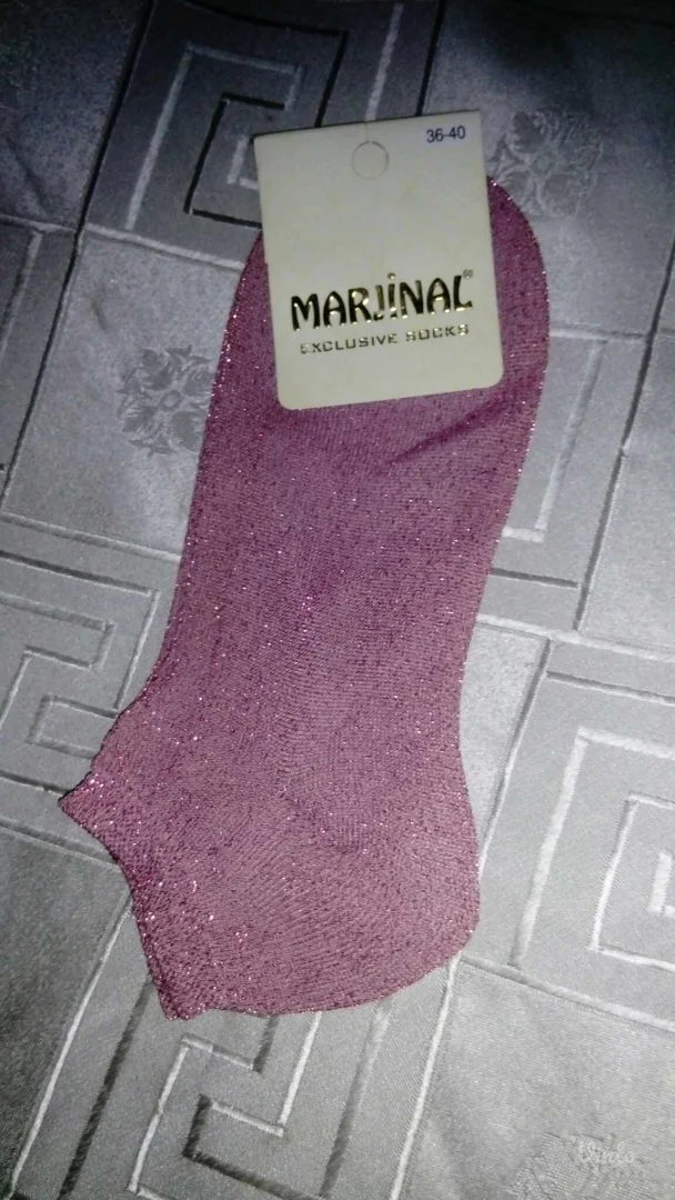 Roze sjajne carape 36-40