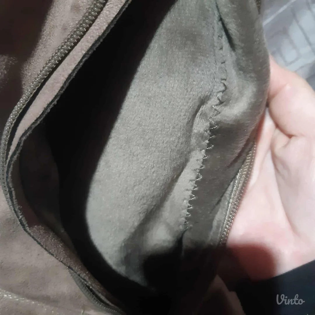 Krem/Braon cizme iznad kolena 39