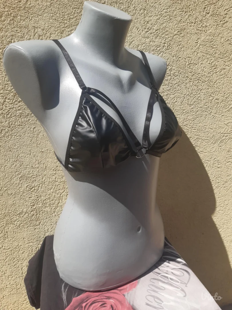 Crni Fetish PVC Brus M