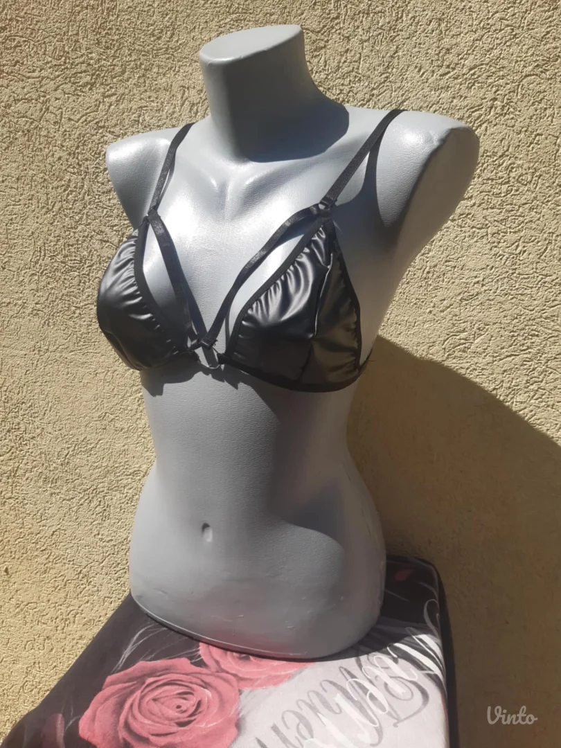 Crni Fetish PVC Brus M