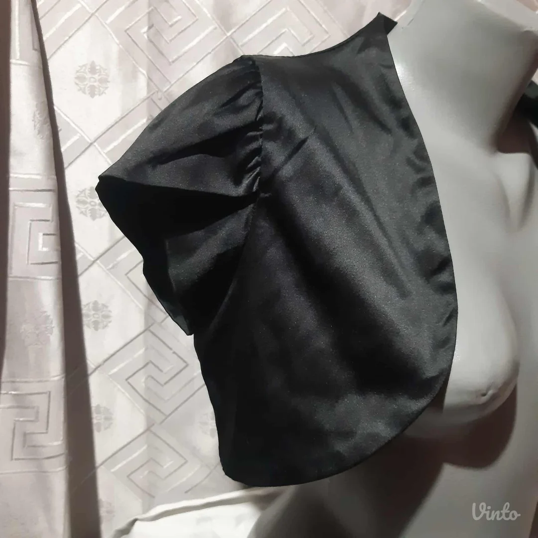 Crni bolero poput satena S/M