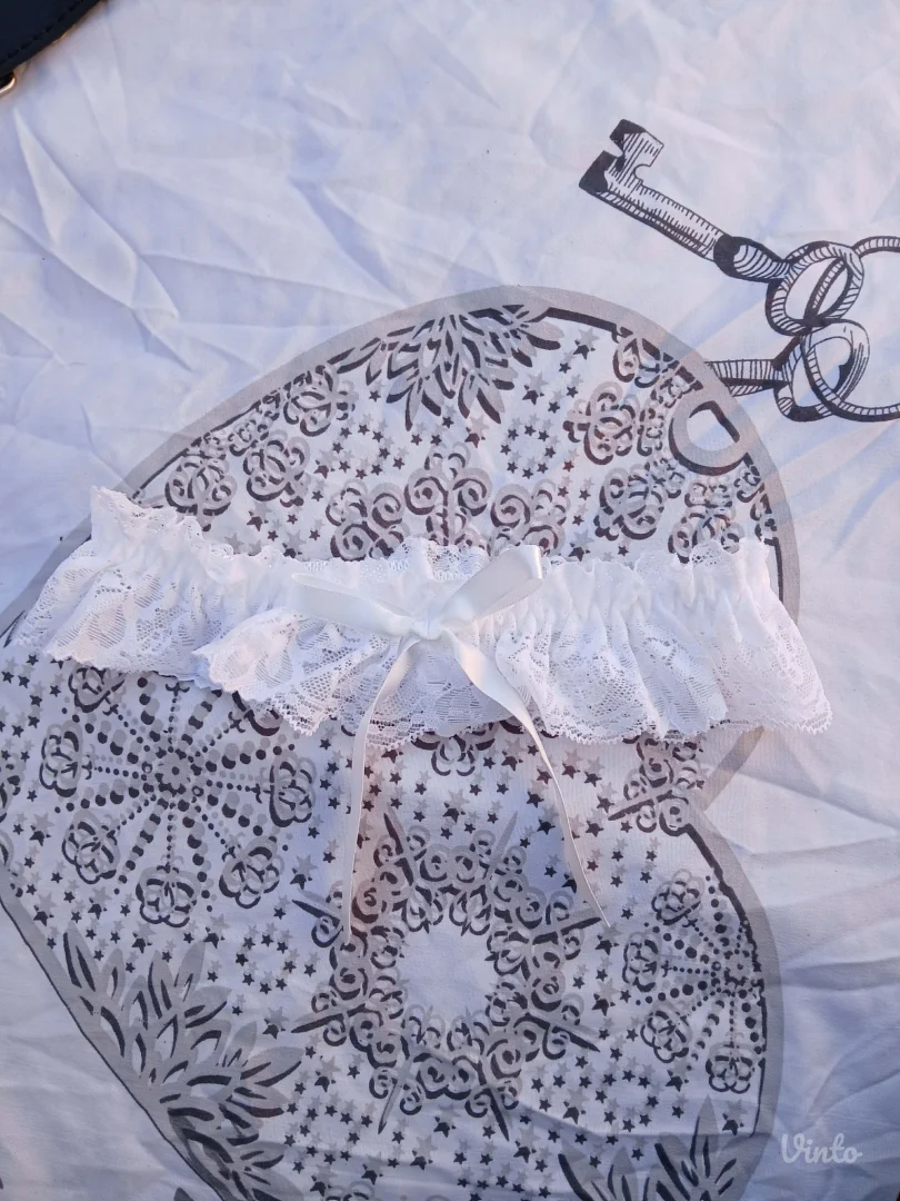 Bela Cipkasta podvezica One Size