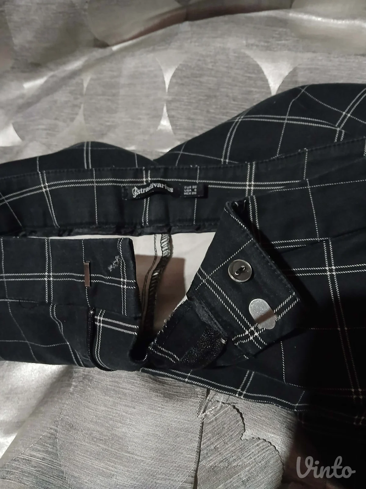 Stradivarius pantalone pamuk/elastin S