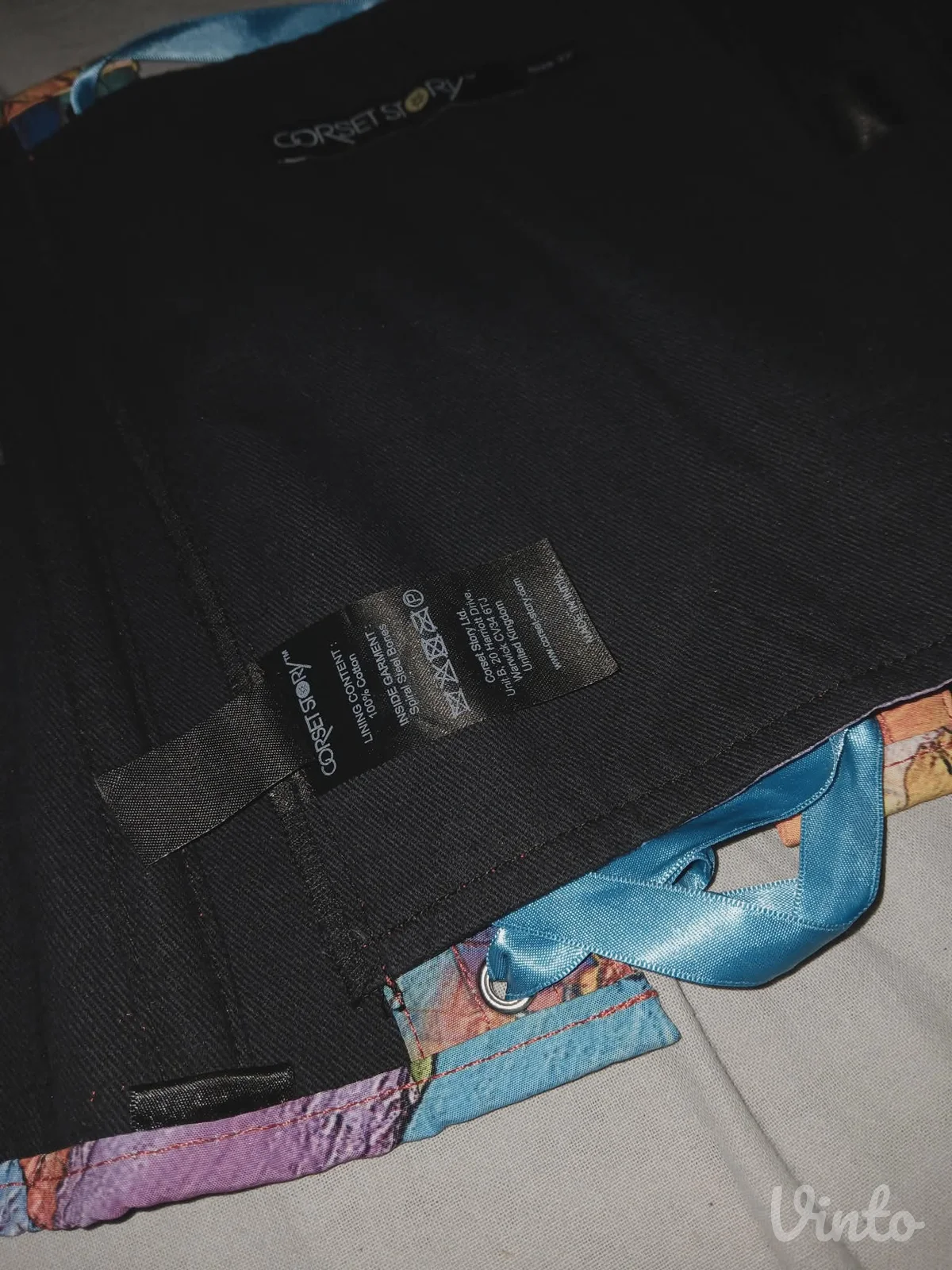 Korset underbust sa čeličnim kostima XS/S