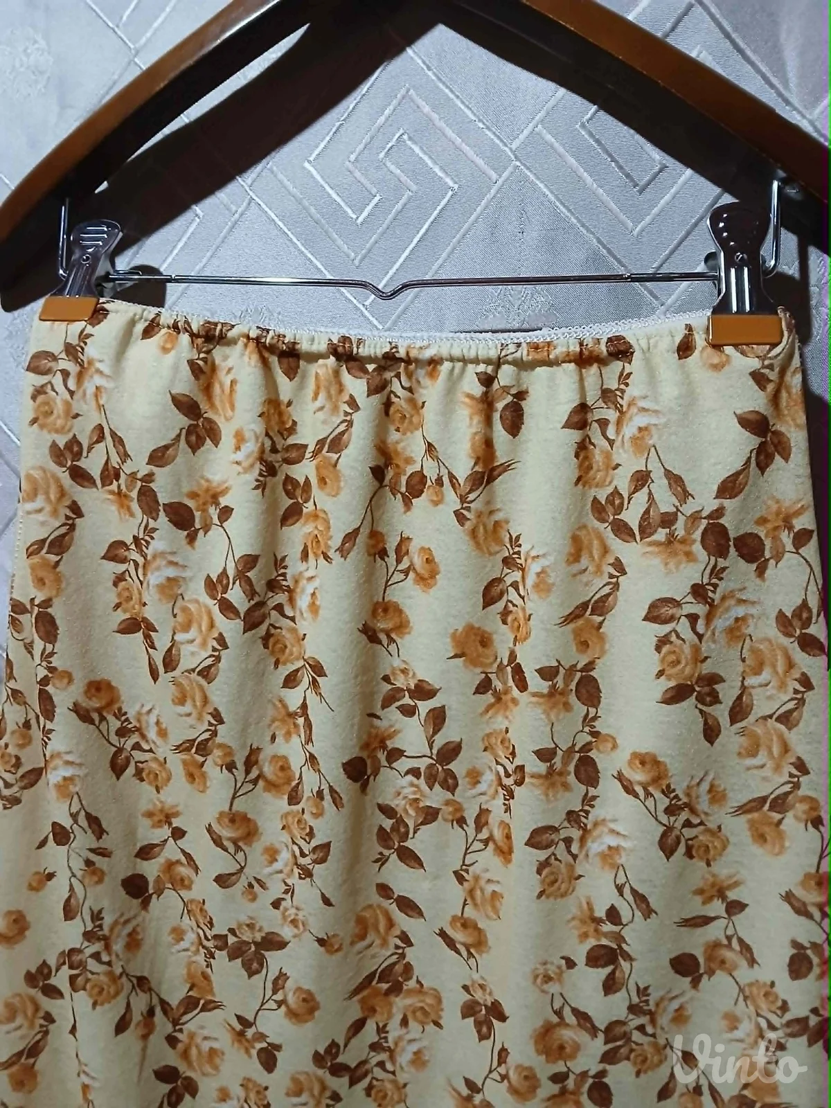Retro suknja ruze print S