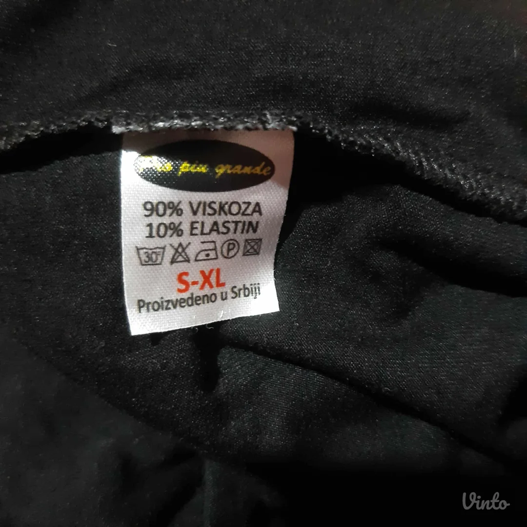 Crna bluza Pro piu Grande Viskoza/Elastin M/L