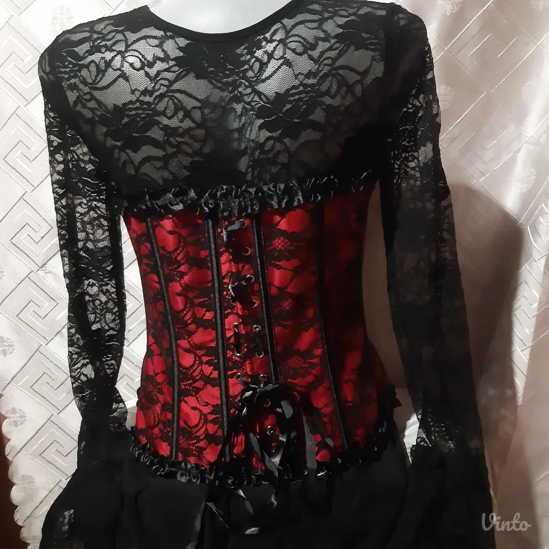 Goth Vamp Korset L/XL Novo