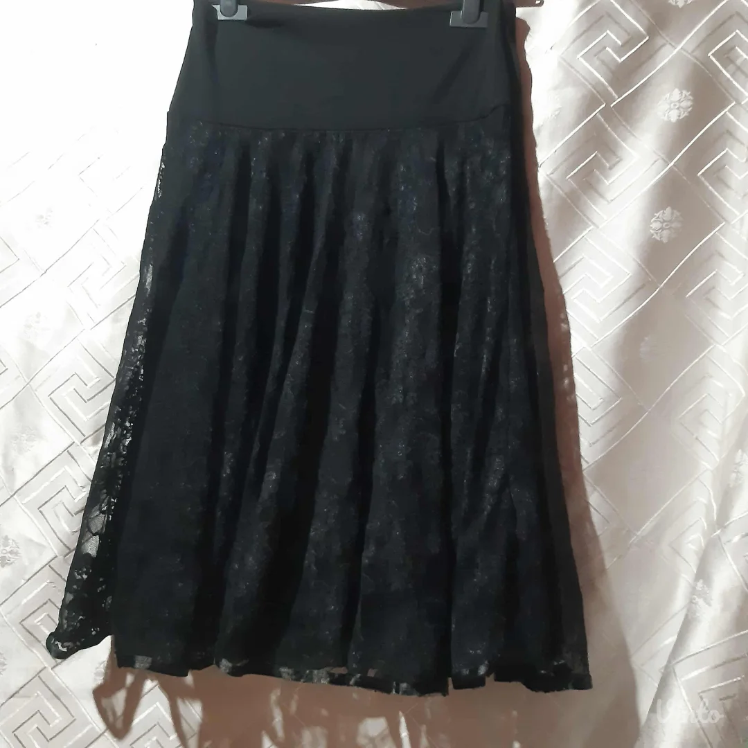 Goth crna suknja od cipke S/M