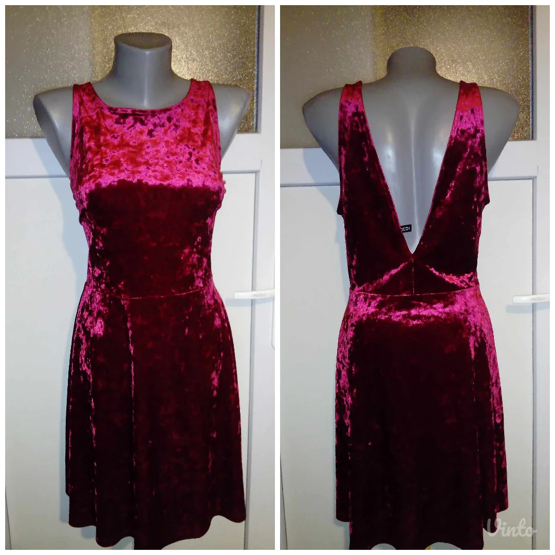 Plišana haljina H&M L