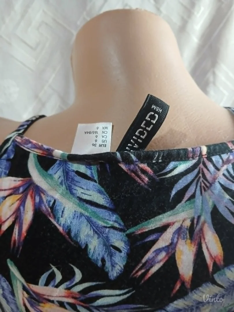 H&M mini haljina S/M Viskoza