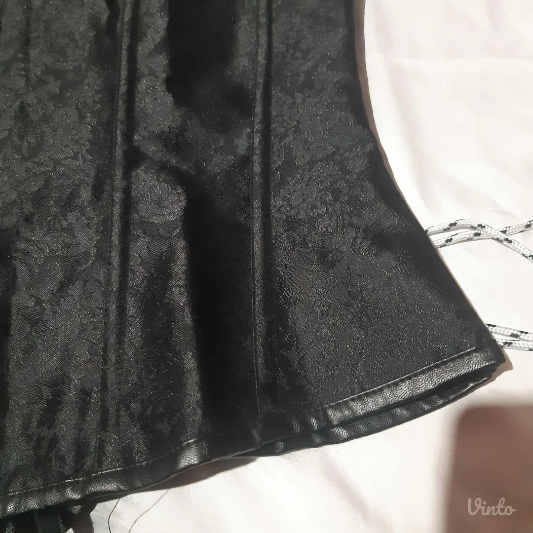 Gothic Brokat Korset sa bravicama i bretelama XL