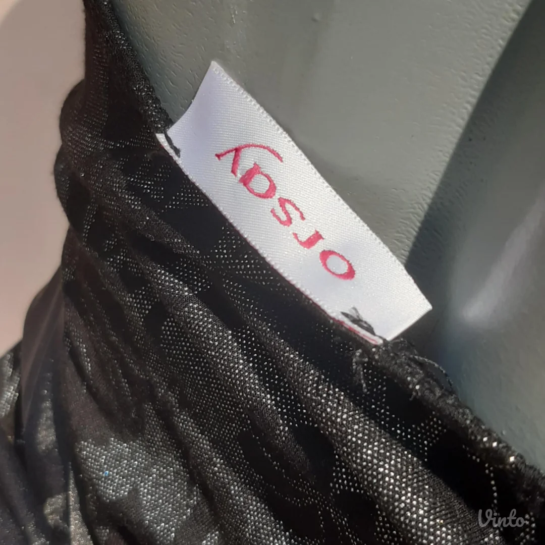 Orsay srebrno crni top M/L