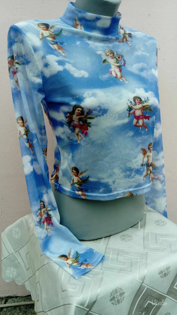 Angel Crop Top Bluza  M/L