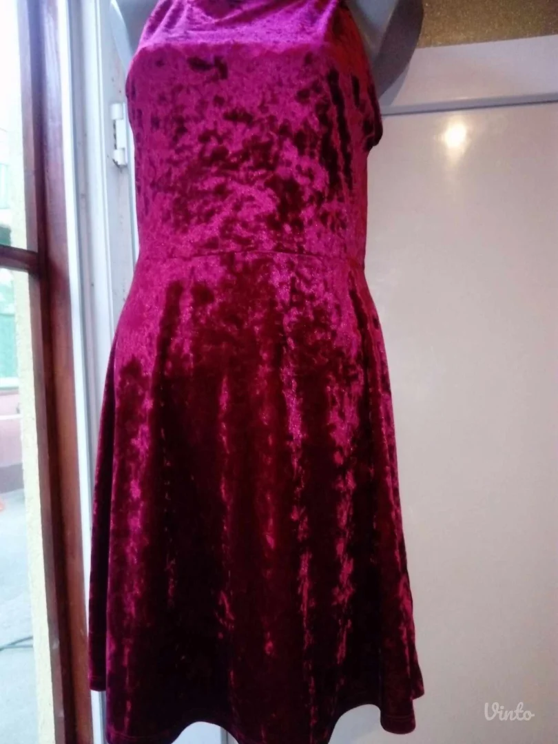 Plišana haljina H&M L