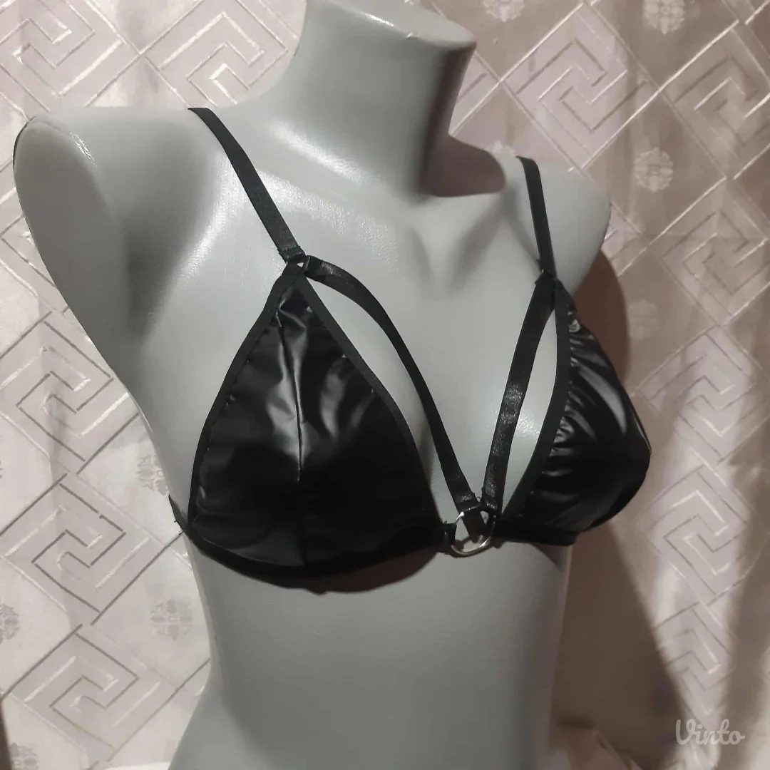 Crni Fetish PVC Brus M