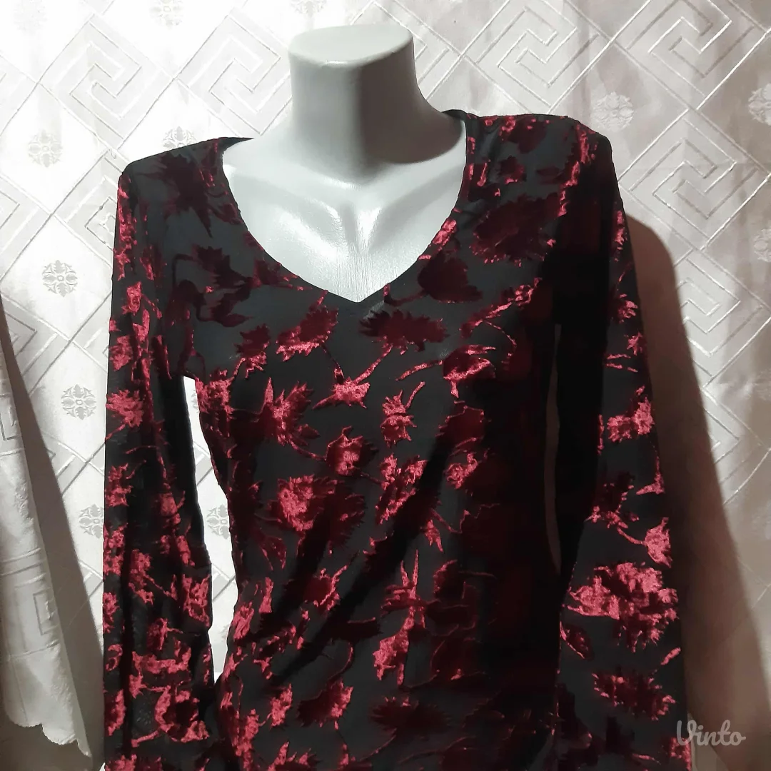 St. Michael by Marks & Spencer Bluza sa plisanim printom L