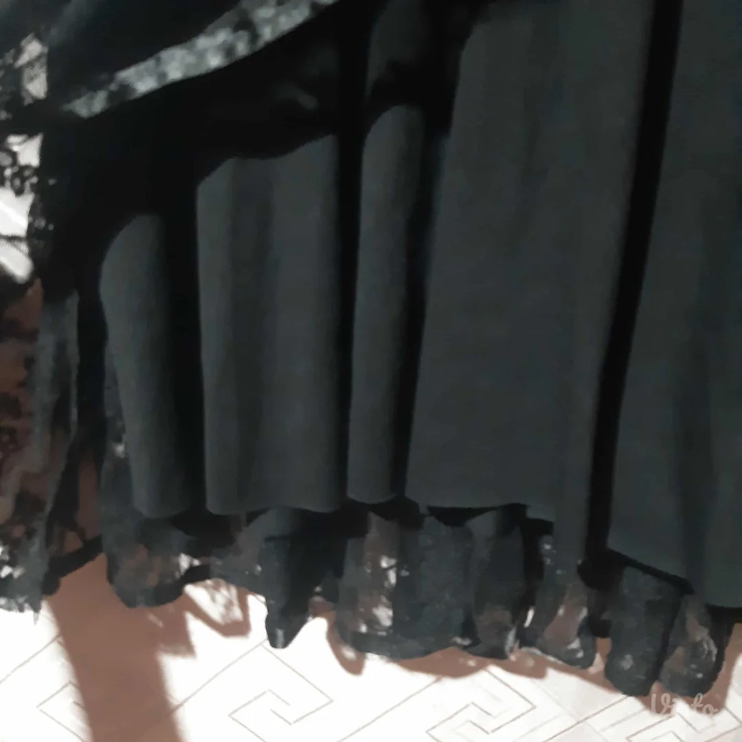 Goth crna suknja od cipke S/M