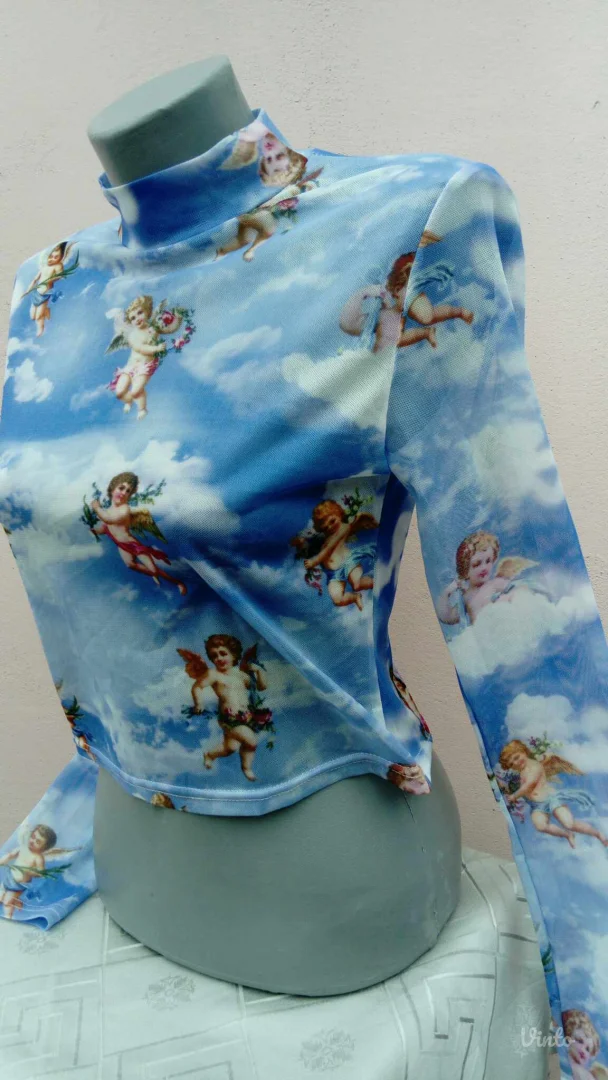 Angel Crop Top Bluza  M/L