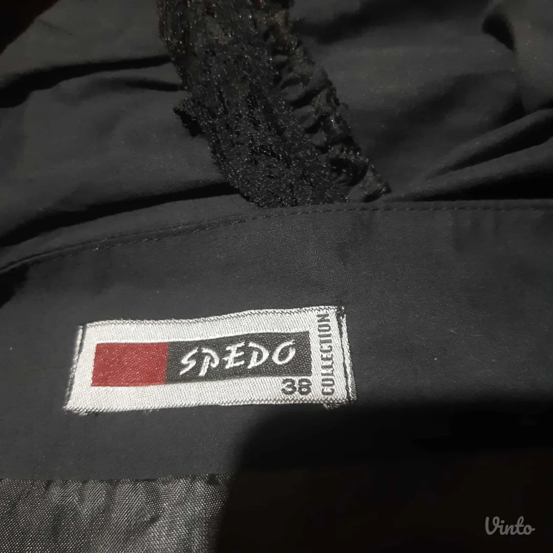 Goth crna midi suknja S/M