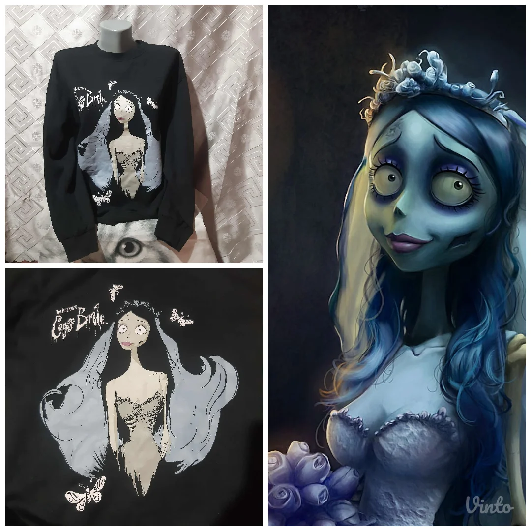 Tim Burton Corpse Bride Duks/Bluza XS/S