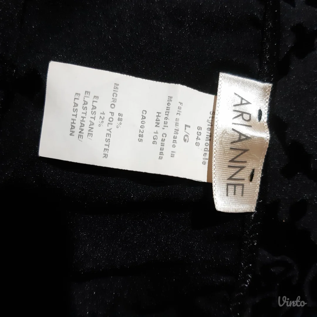 Goth crna plis print bluza M/L