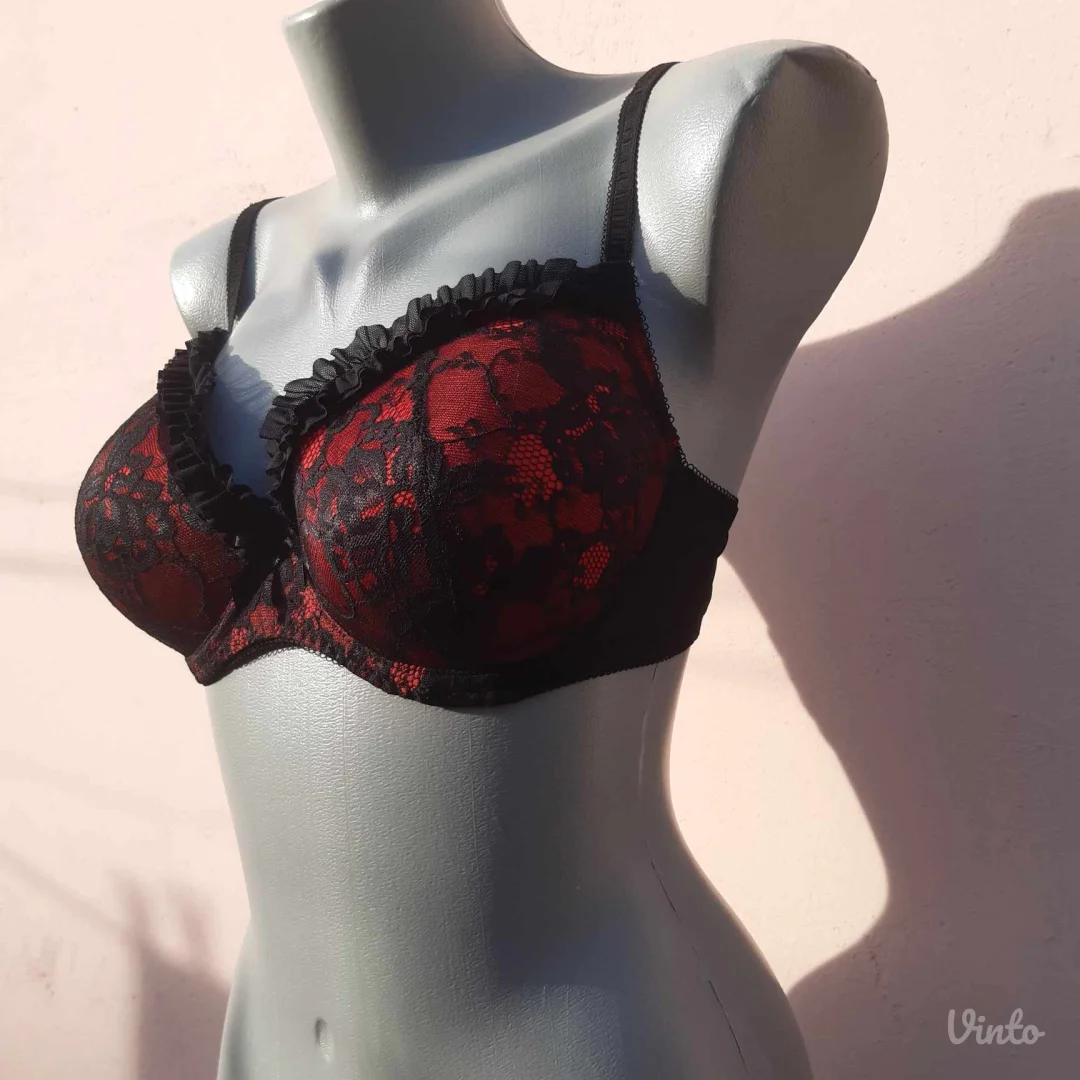 Body Flirt Crveno-Crni brus 75D(36/38)