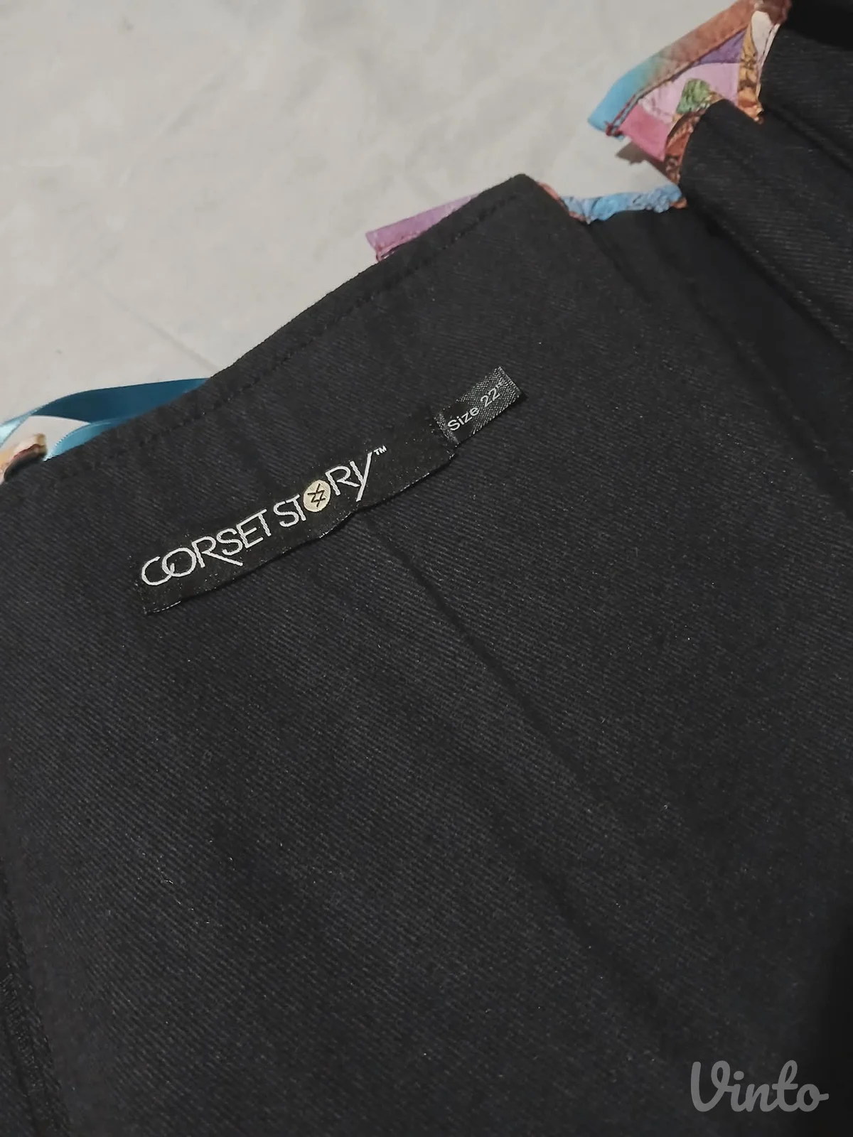Korset underbust sa čeličnim kostima XS/S