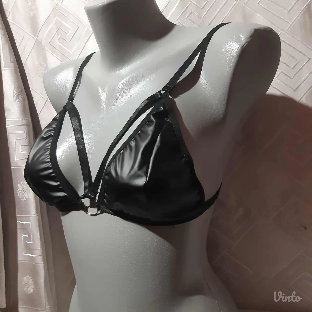Crni Fetish PVC Brus M
