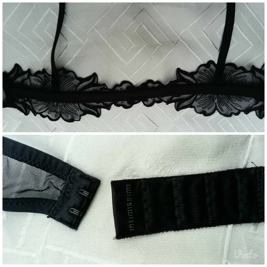 Intimissimi Sexy crni prelepi halteri M/L