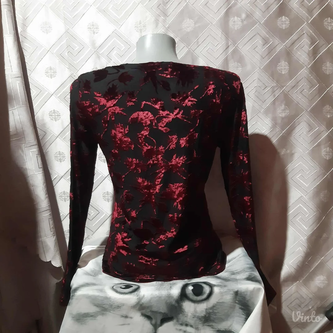 St. Michael by Marks & Spencer Bluza sa plisanim printom L