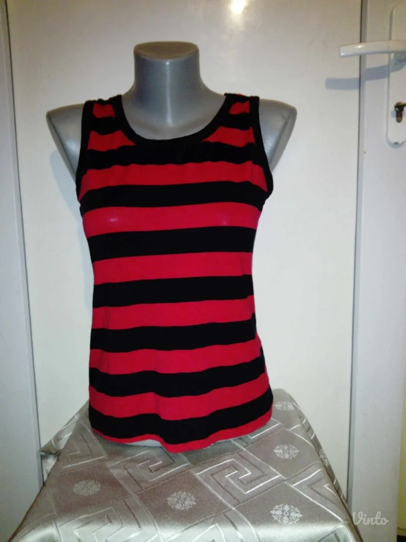 Crveno/Crna majica na pruge S/M