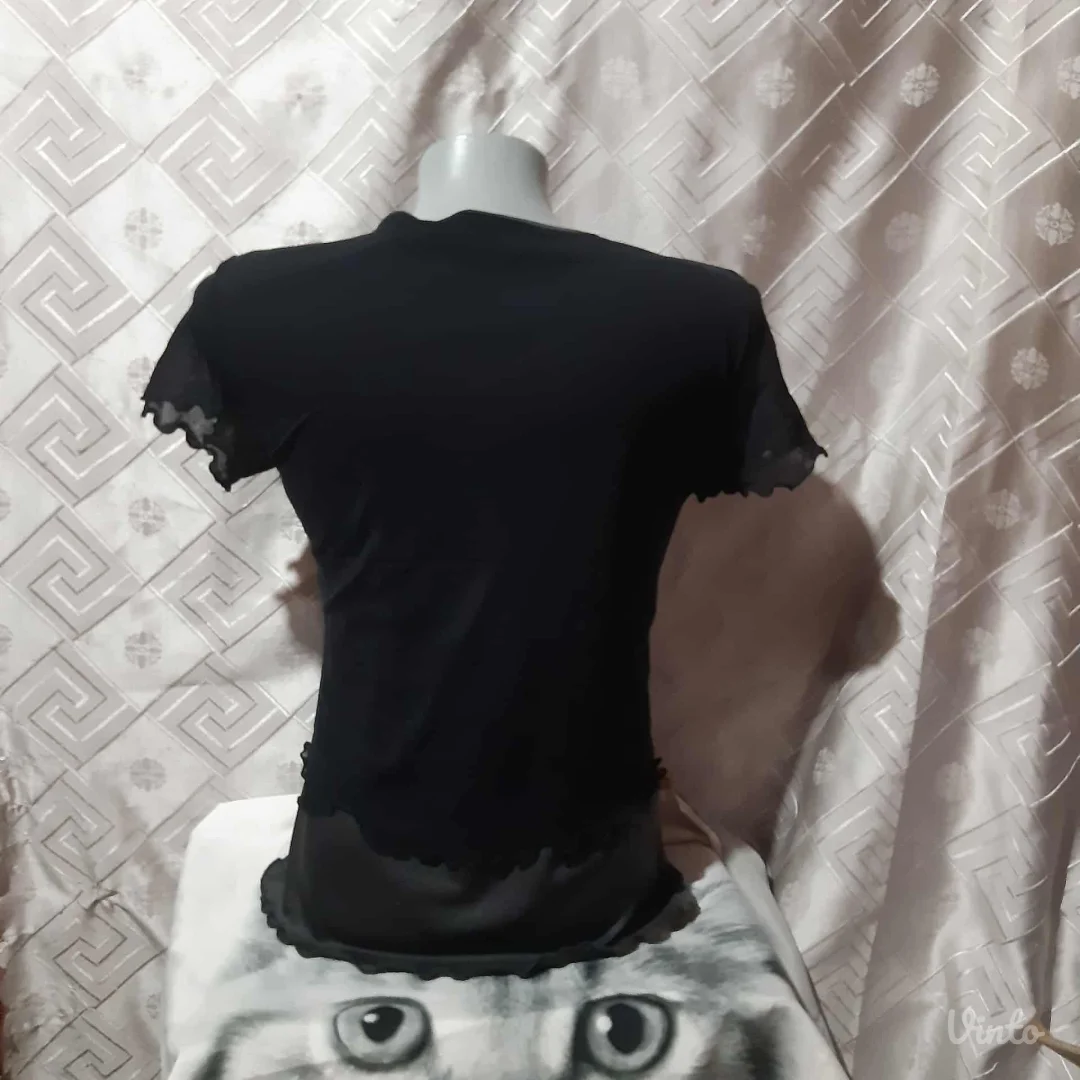 Y2K Crno/Siva majica M