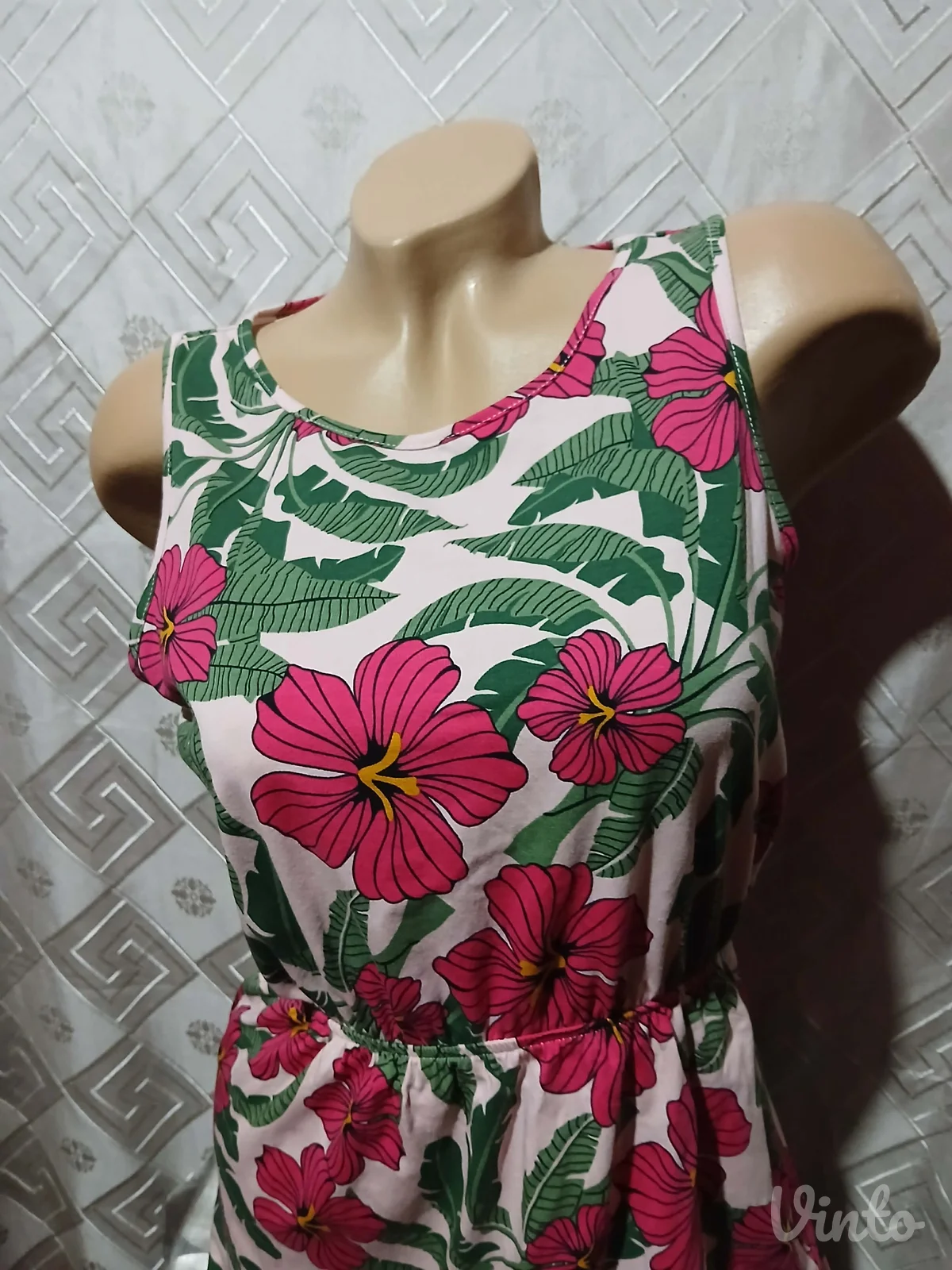 Esmara floral haljina Pamuk/elastin M
