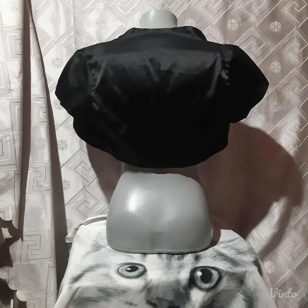 Crni bolero poput satena S/M