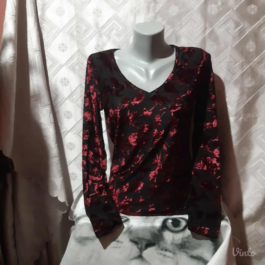 St. Michael by Marks & Spencer Bluza sa plisanim printom L