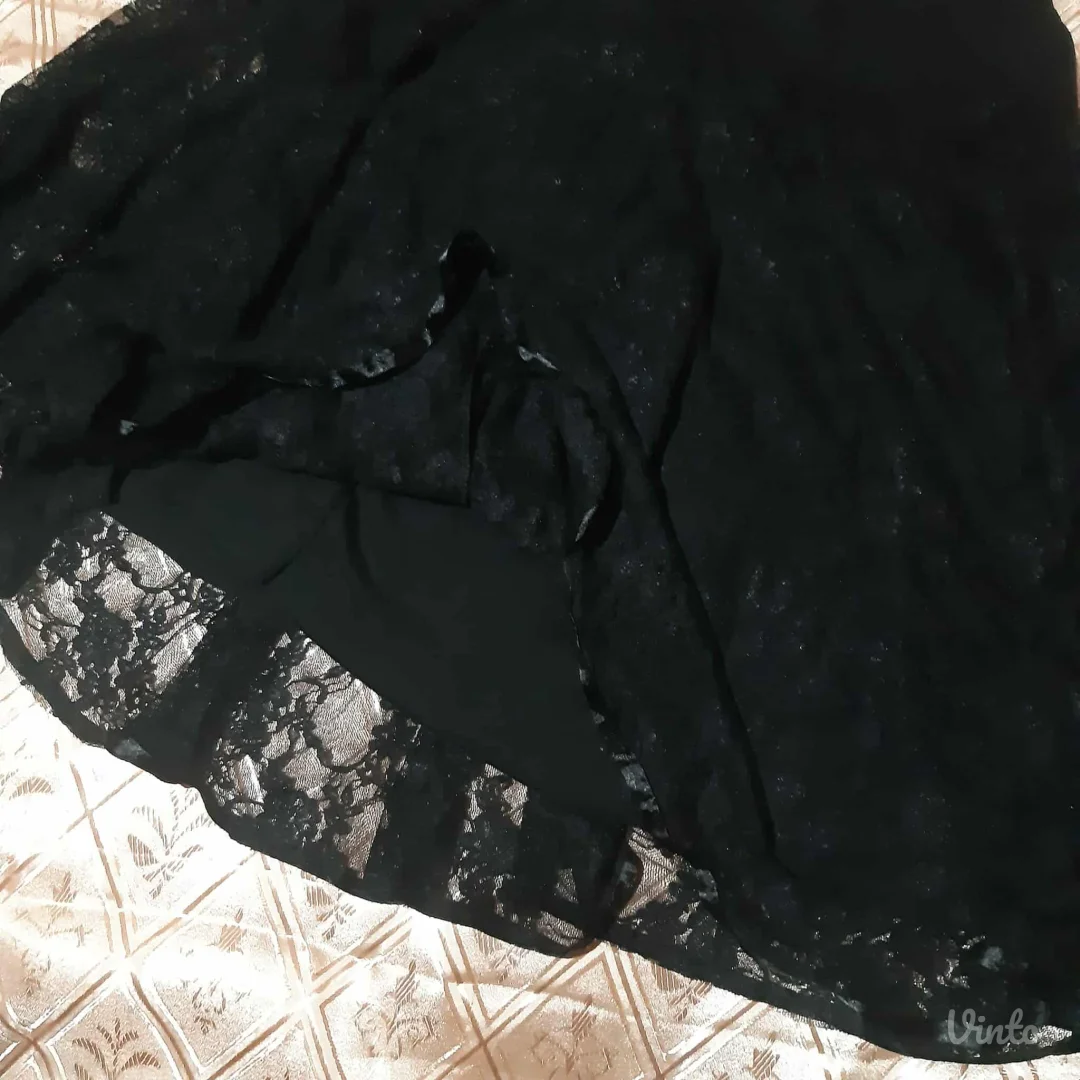 Goth crna suknja od cipke S/M