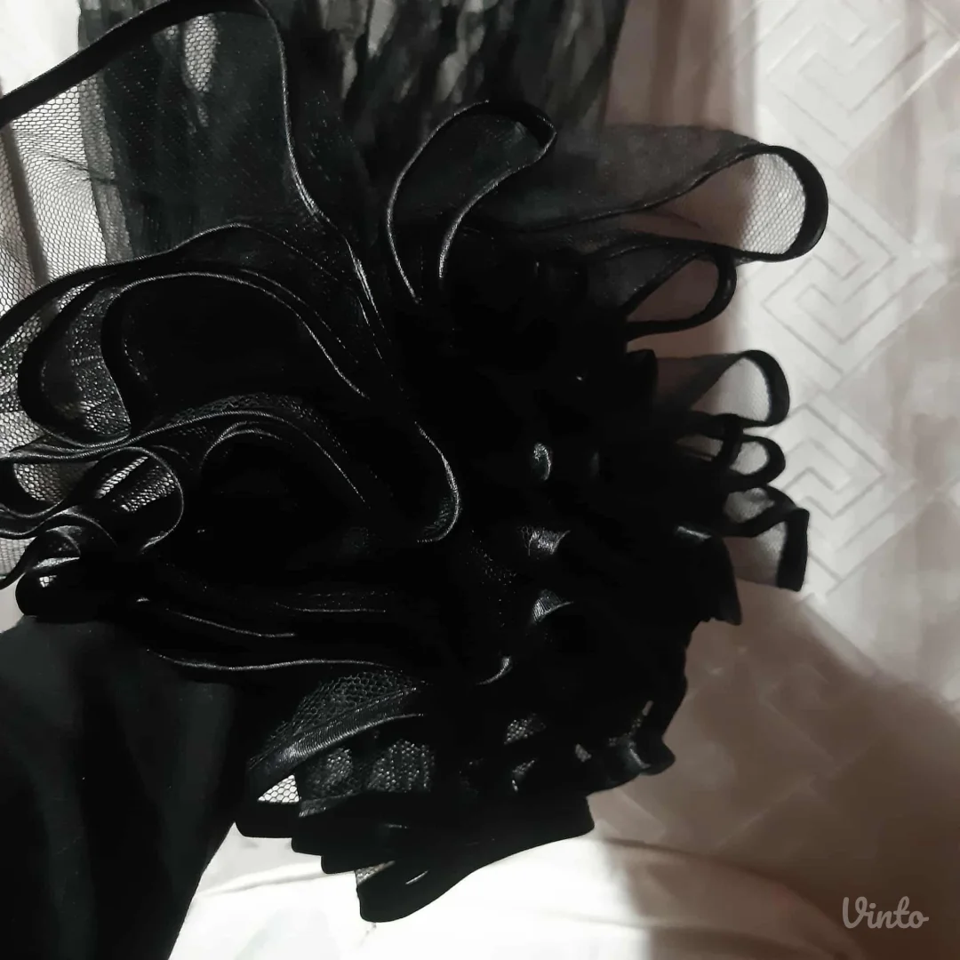 Goth crna podsuknja pun krug S-L