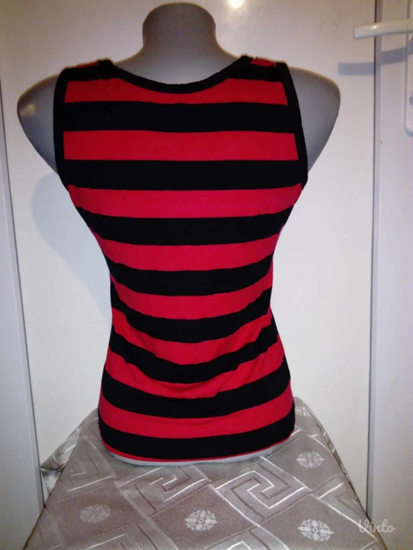 Crveno/Crna majica na pruge S/M