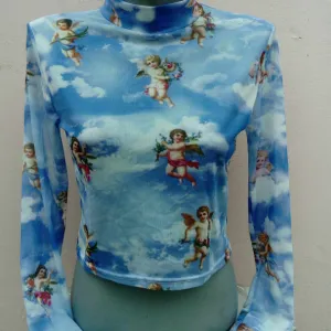 Angel Crop Top Bluza  M/L