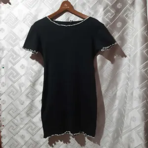 Zara Rebrasta tunika Pamuk/Elastin L