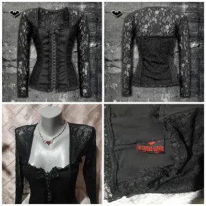 Alcatraz-Gothic Korset Bluza L