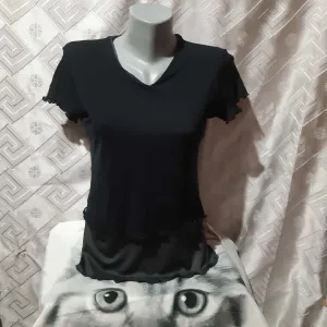 Y2K Crno/Siva majica M Rasprodaja